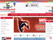 Tablet Screenshot of kostummarketi.com